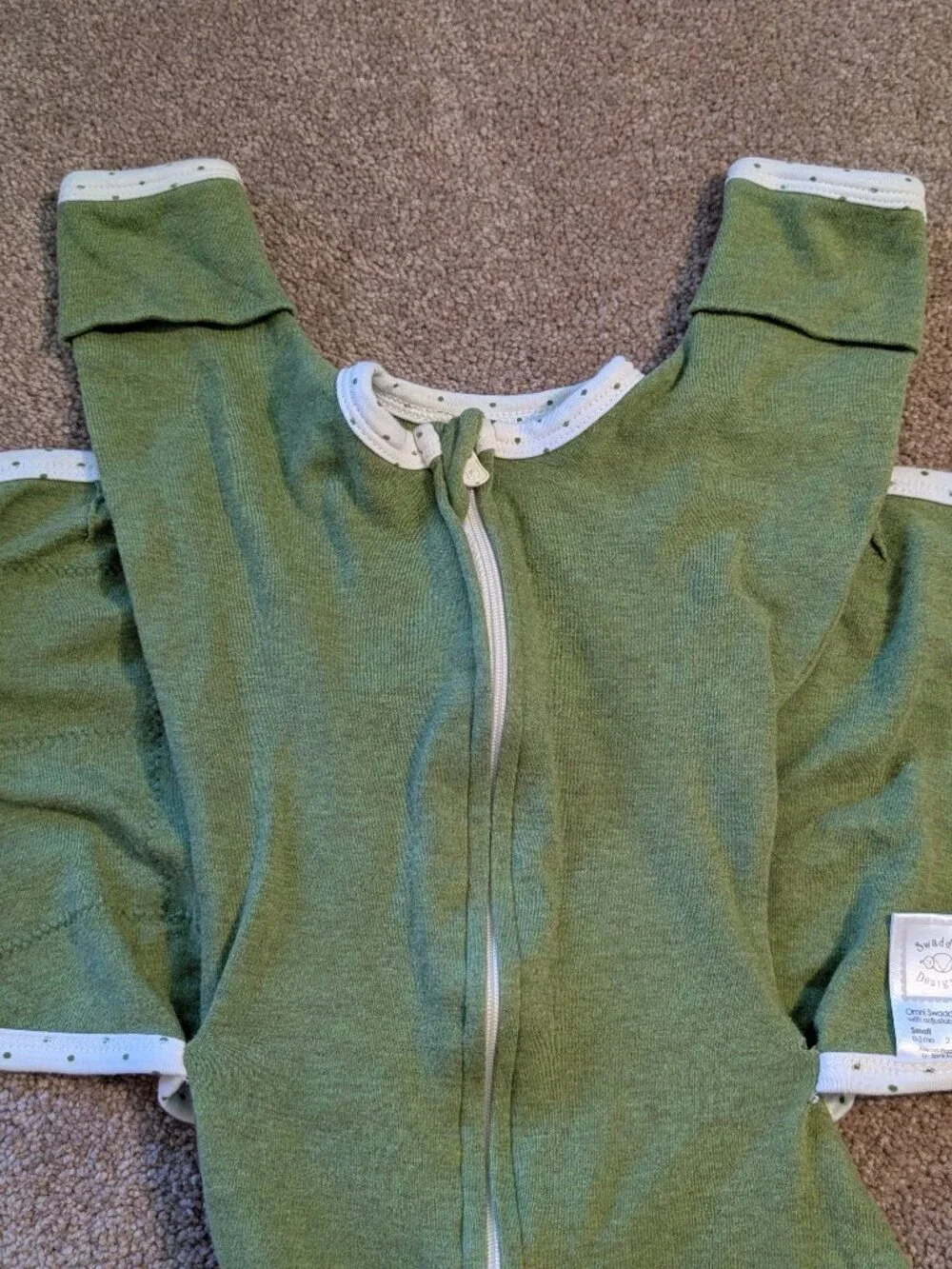 Swaddle Designs Omni Swaddle Sack green small 0-3 months